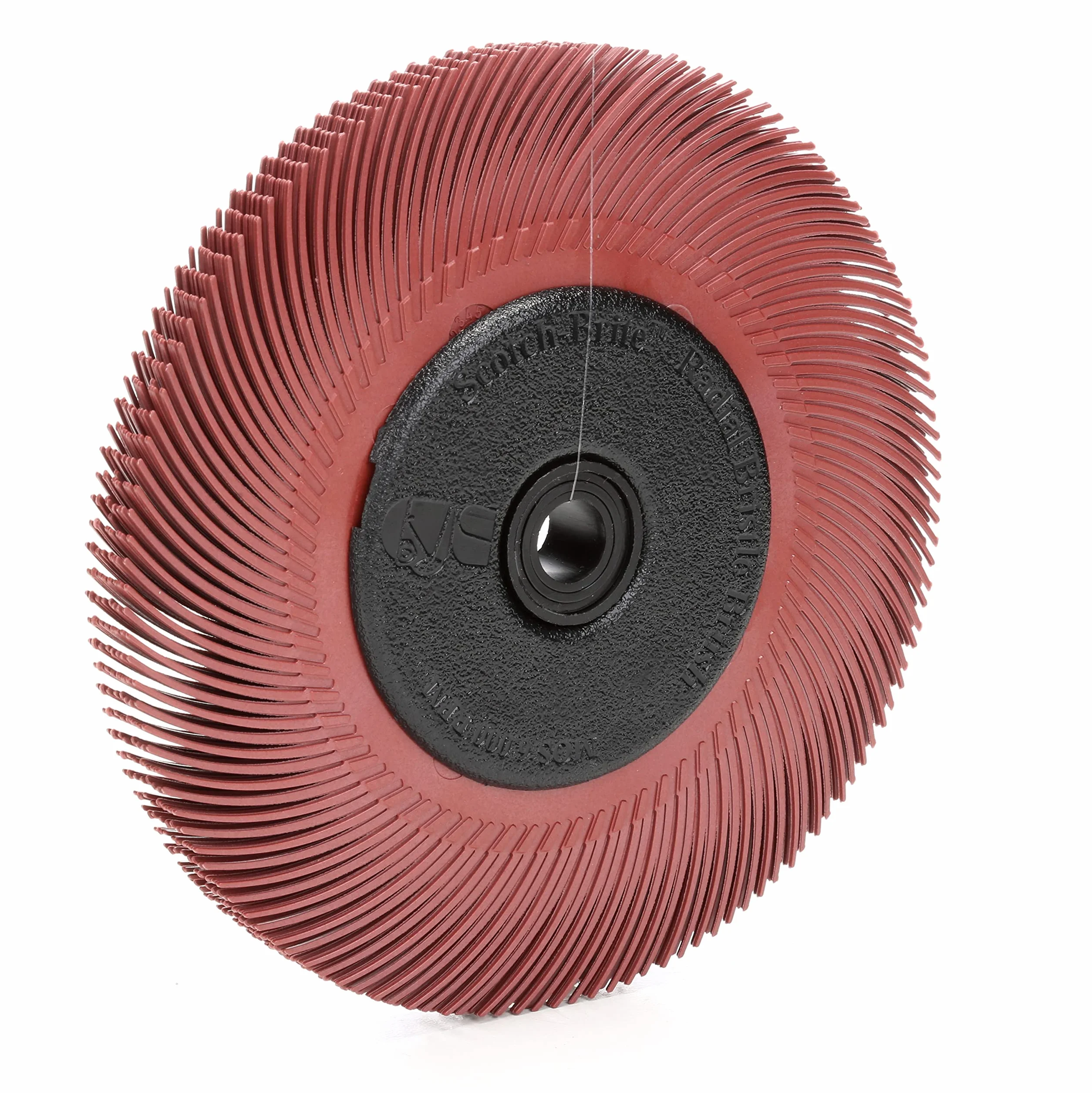 scotch-brite (TM) con setole radiale, ossido di alluminio, 6000 rpm, 6 diameter x 7/16 larghezza, 200 (confezione da 1)