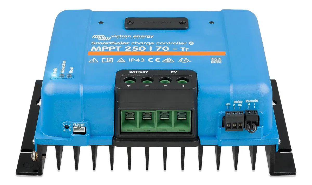 Victron Energy SmartSolar MPPT Tr 250V 70 amp 12/24/36/48-Volt Regolatore di Carica Solare (Bluetooth)