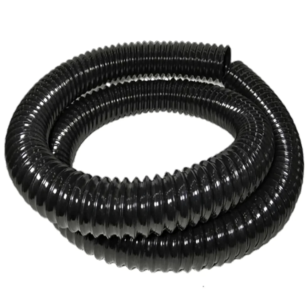 Tubo flessibile di raccolta della polvere in PU nero, diametro interno 210 mm, lunghezza 1 m, tubo trasparente for aspiratore industriale, 2(1.2mm)