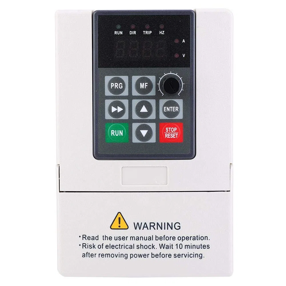 Inverter VFD trifase, convertitore di frequenza variabile, 380V 1.5KW-7.5KW, con funzioni di protezione complete, per macchine di produzione, ventilatori per siccità, pompe(7.5KW)