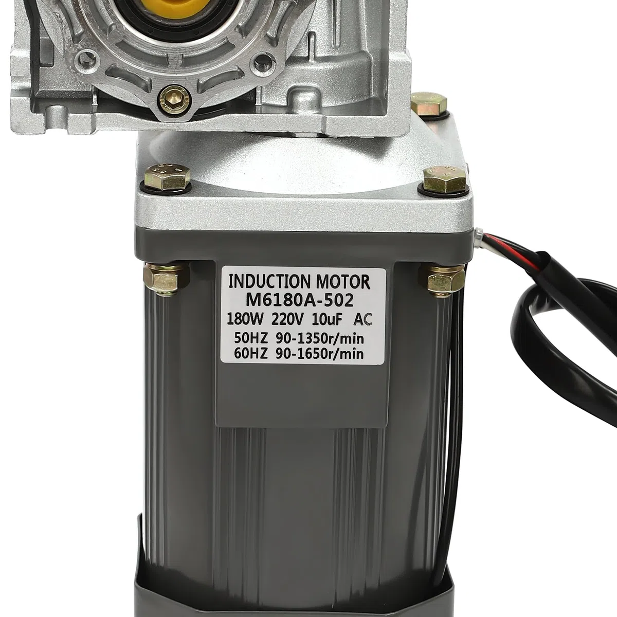 Motoriduttore a vite senza fine da 180 W, con regolatore di velocità, corrente alternata 0-27 giri/min, coppia 35 NM, per fresatrici, macchine da stampa, officine di produzione