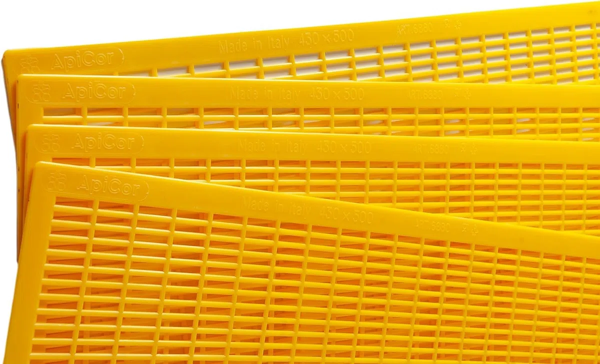 50 Pezzi ApiCor Escludi Regina Plastica Alimentare 43x50 cm Giallo Made in Italy