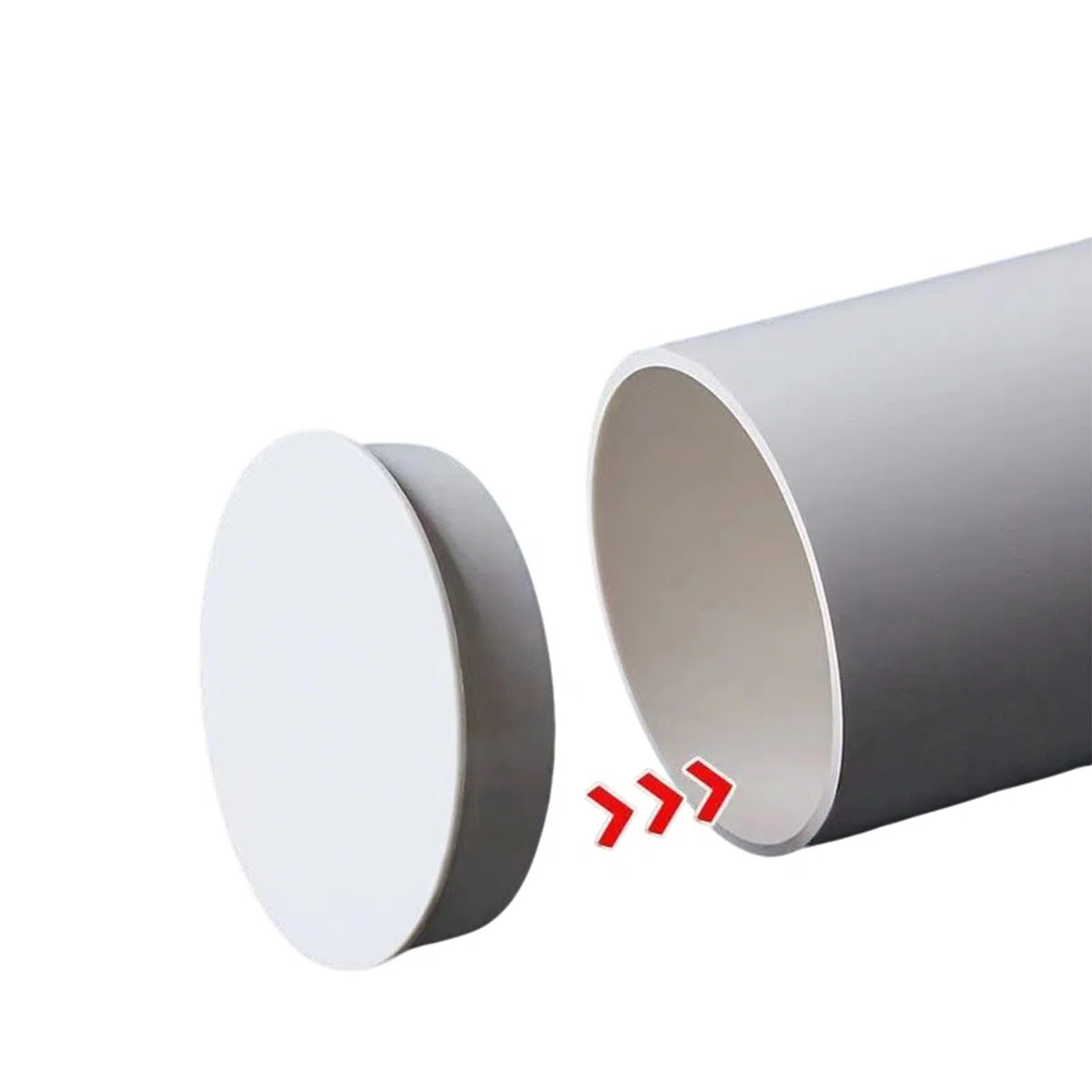Tappo per Tubo di Fognatura Tappo - Tappo Tubo DN 150/160, Tappo per Manicotti e Drenaggio Sotterraneo, Tappo Decorativo in PVC per Impianti Fognari, Flangia Tappo 150mm Durevole