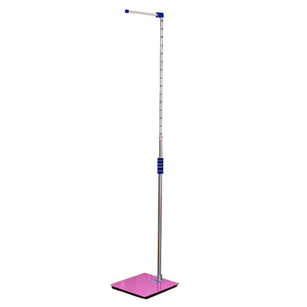 Bilancia A Colonna Meccanica Professionale,USB ricaricabile, Asta Retrattile di Misuratore D'altezza 100cm-190cm, Scala di Precisione in Altezza E Peso,Adatto A Casa, Ospedale, Scuola, Palestra