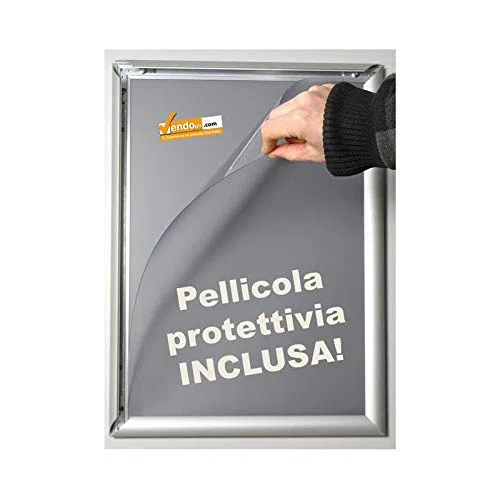 CORNICE ESPOSITIVA PUBBLICITARIA 70x100 DA MURO UFFICIO NEGOZIO AGENZIA CRPT16