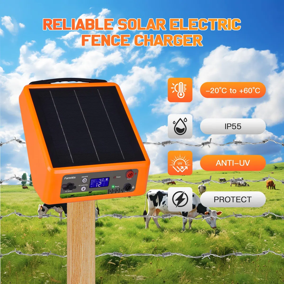 32KM Pastore Elettrico, 0.3-2J Joule