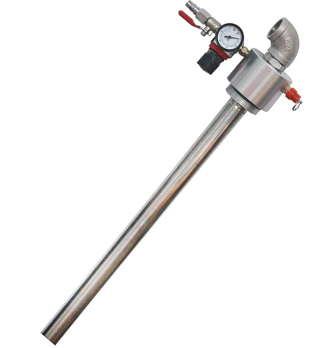 Pompa pneumatica for diluente, pompa for fusto da 4", pompa pneumatica for trasferimento olio for fusto, può trasportare diesel, acqua, olio motore, olio idraulico, olio for ingranaggi e altri liquidi