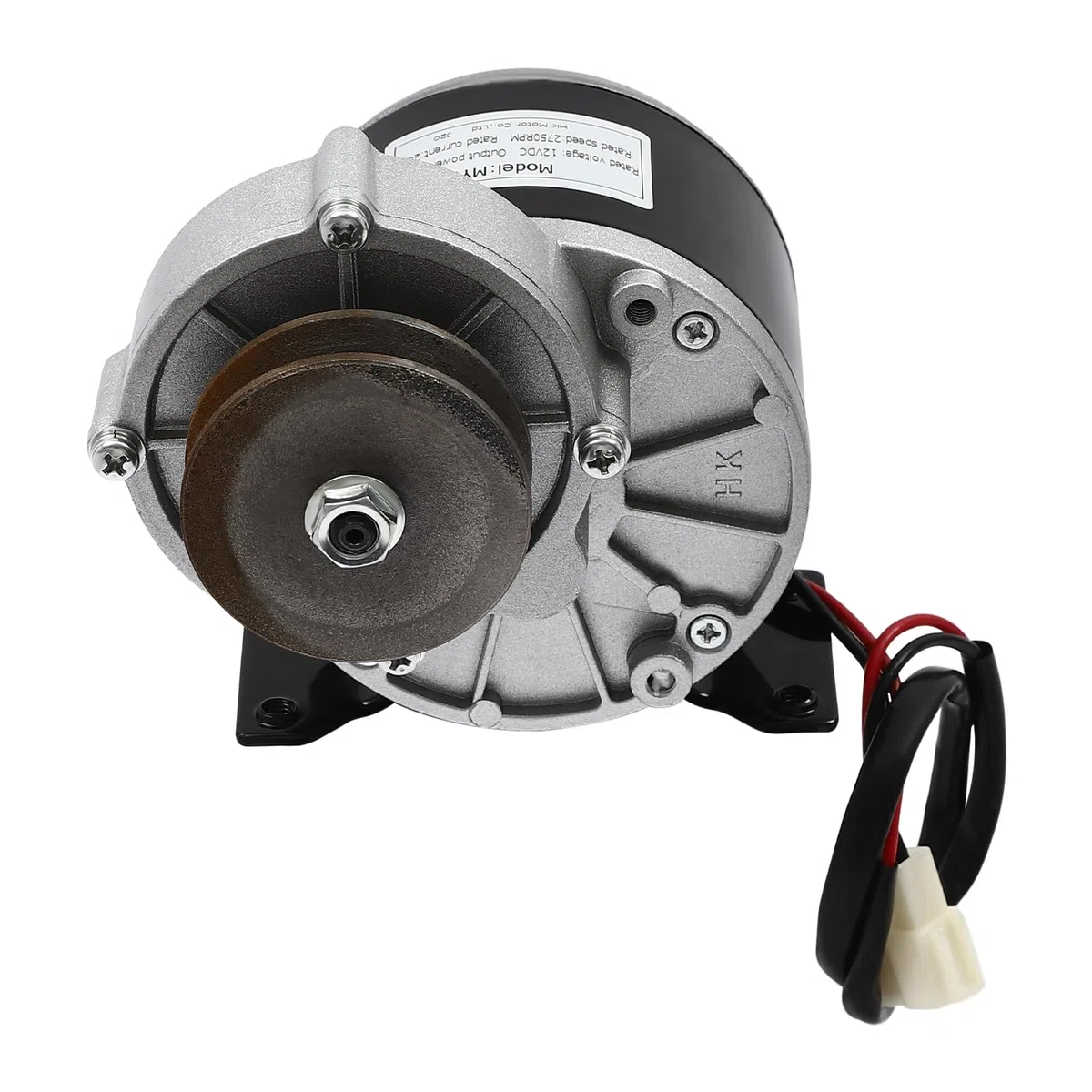 Motoriduttore 250W con Riduttore, Motore Elettrico a Spazzole con Bobina di Rame Puro, Velocità Regolabile 0-300 rpm, Coppia 1N per Scooter, Auto Elettriche, Seminatrici
