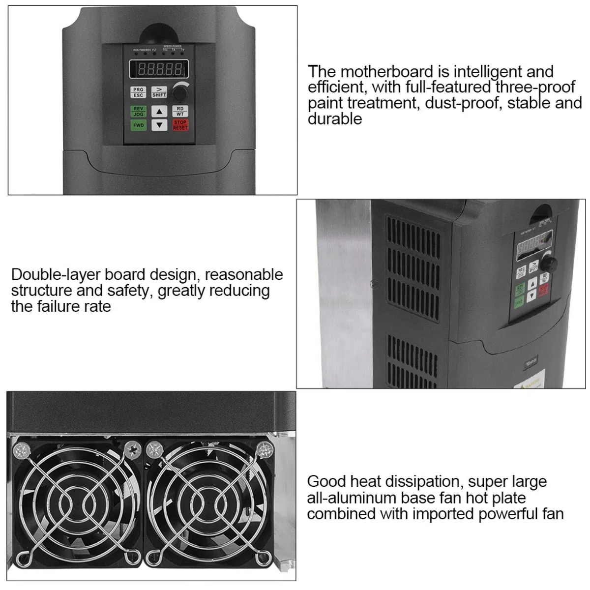 inverter per motori trifase Convertitore di frequenza VFD inverter 220V 7 5KW monofase 220VAC ingresso 3 fasi 380VAC uscita convertitore di frequenza variabile