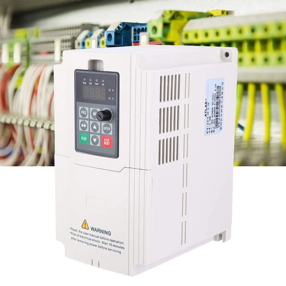 Inverter VFD trifase, convertitore di frequenza variabile, 380V 1.5KW-7.5KW, con funzioni di protezione complete, per macchine di produzione, ventilatori per siccità, pompe(7.5KW)
