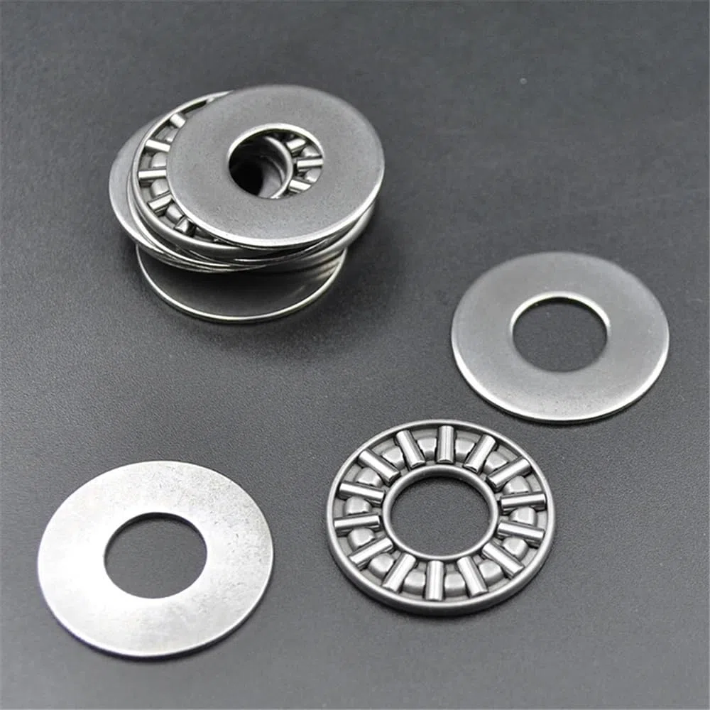 100 set 1024 +2AS cuscinetti a rulli di spinta piani 1024 10x24x4mm 100 pezzi cuscinetto a rulli di spinta assiale con rondelle