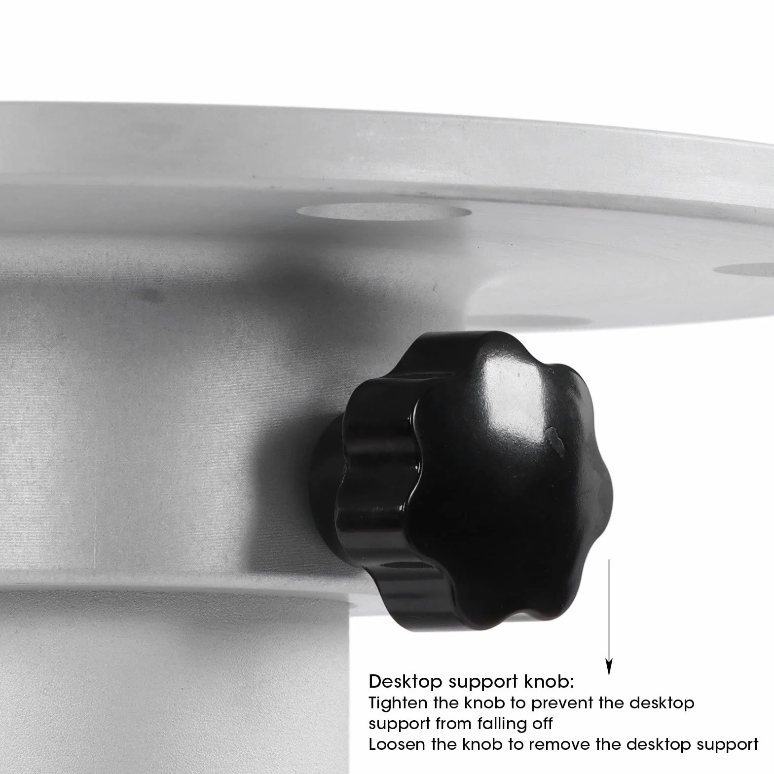 Supporto da tavolo per camper, gamba da tavolo regolabile resistente all'ossidazione telescopica per camper per balconi per barche