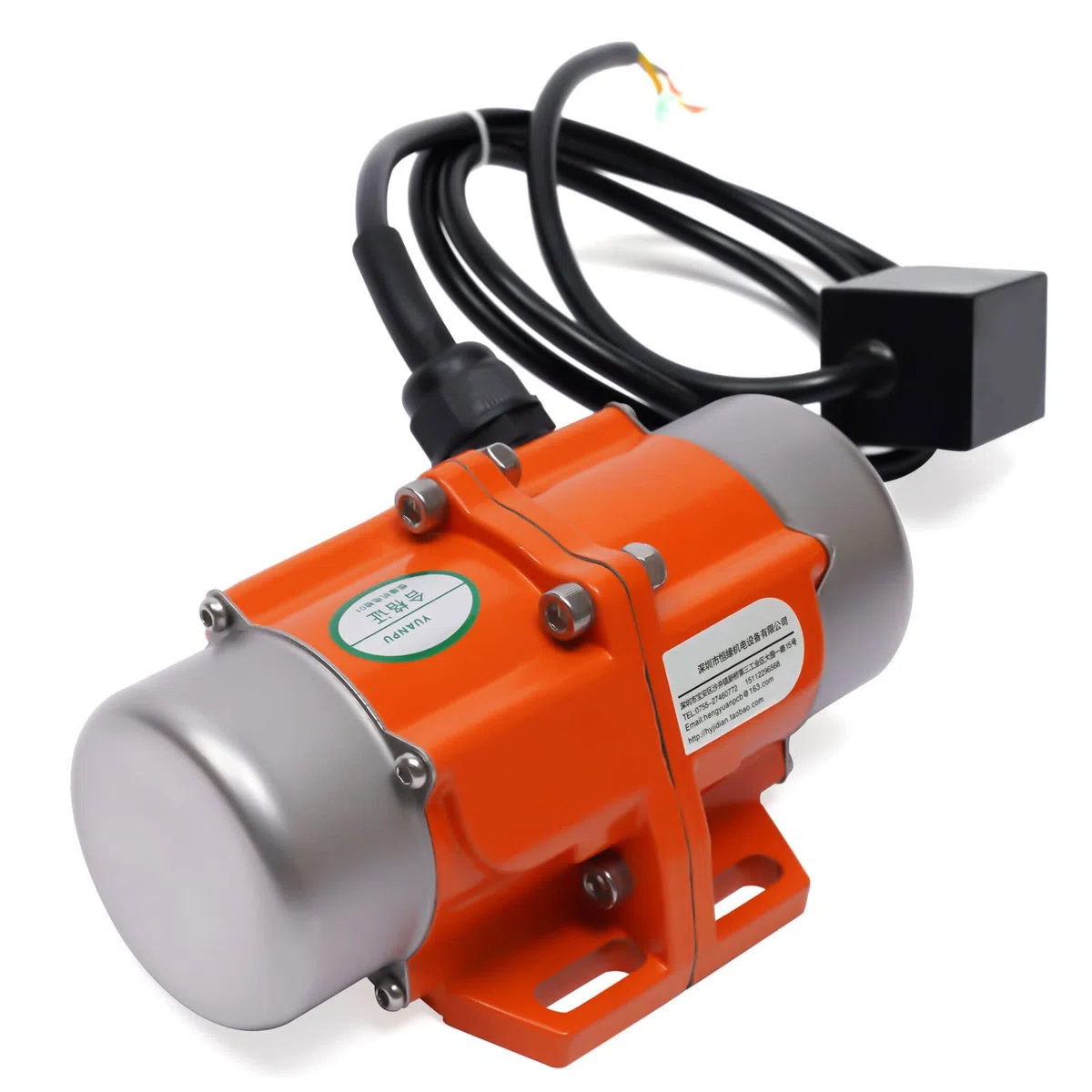 Motore a vibrazione elettrico con regolatore di velocità 3000 giri/min 220 V, motore vibrante per apparecchi meccanici, per miniere, metallo, macchine alimentari