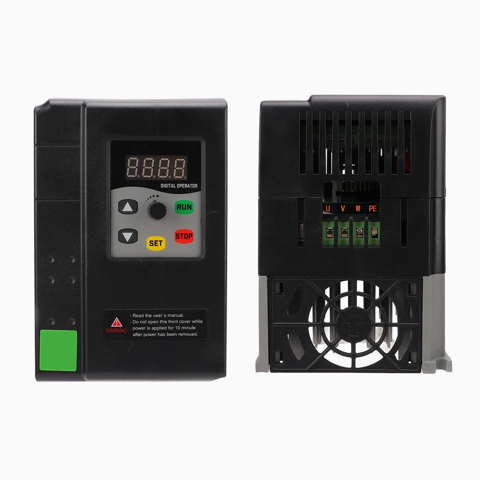 YWBL-WH Convertitore di Frequenza del Motore con Display Digitale VFD a Frequenza Variabile del Motore, Inverter a Frequenza Variabile con Ingresso Trifase 380-440 V (0,75 kW)