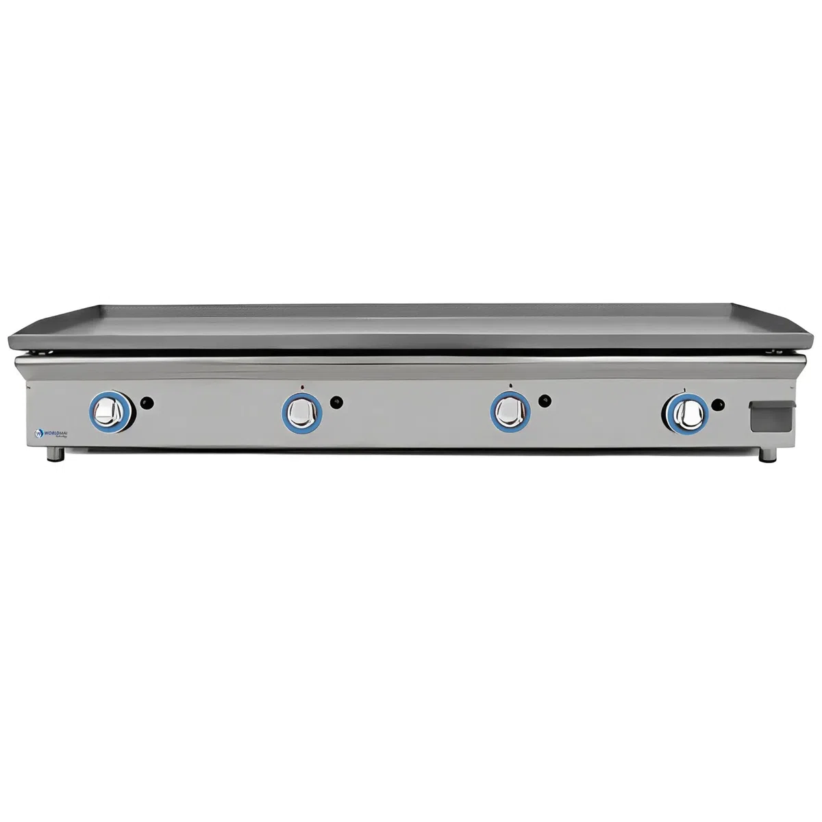 MBH – Piastra professionale a gas LUX WORLDMAI da 120 cm in acciaio laminato per la ristorazione. Fry top con struttura in acciaio inox per cucina professionale di bar e ristorante.
