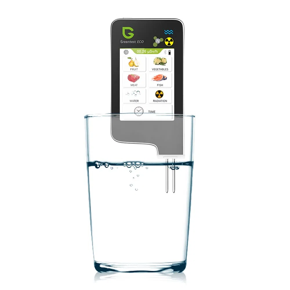Greentest ECO, tester digitale per nitrati a 6 letture istantanee, misuratore per acqua TDS PPM con rilevatore di radianti Geiger per carne, frutta, verdura
