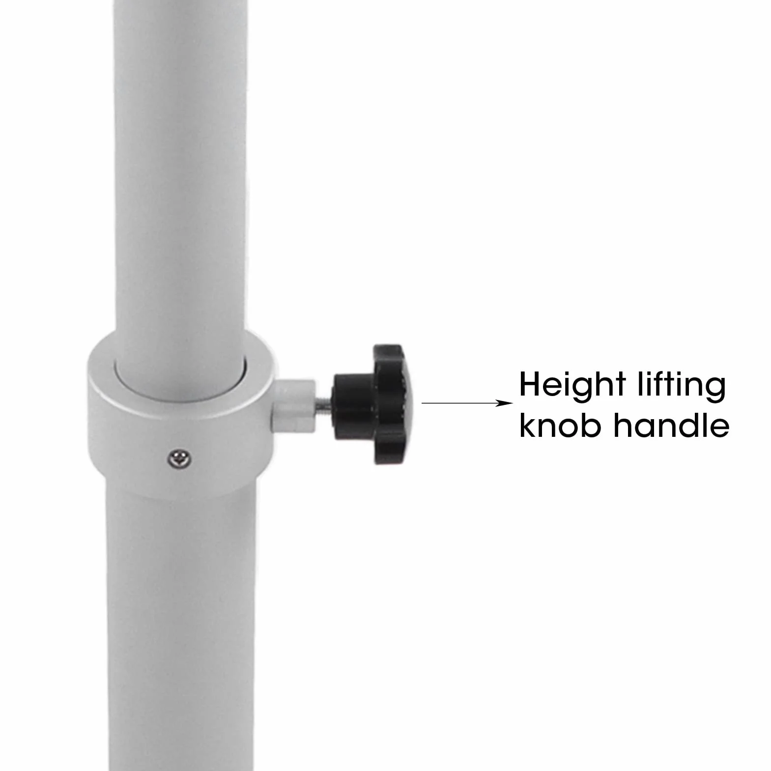 Supporto da tavolo per camper, gamba da tavolo regolabile resistente all'ossidazione telescopica per camper per balconi per barche