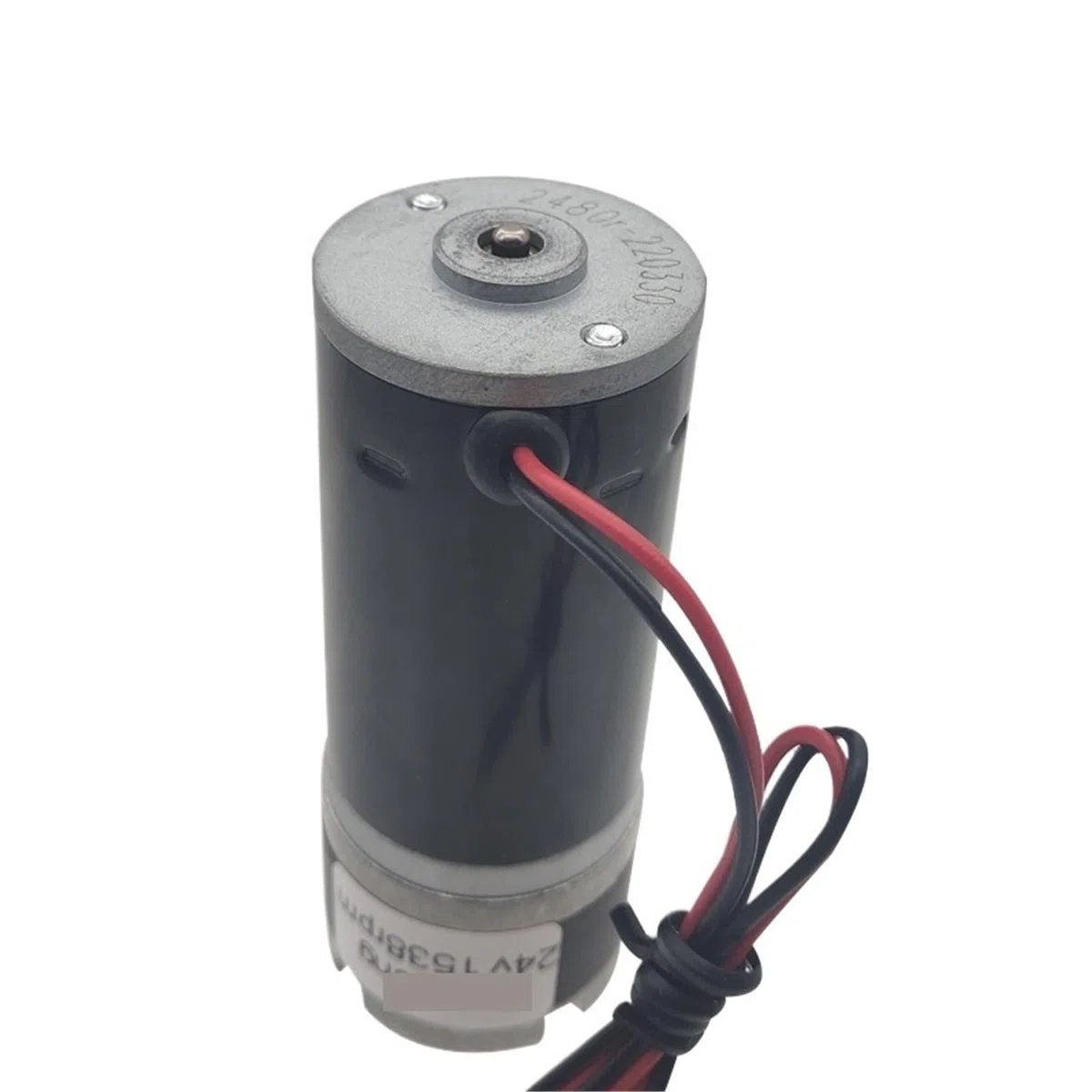 Motoriduttore planetario DC 24 V 12 V a bassa velocità piccolo diametro motore 32 mm velocità regolabile e diametro albero reversibile 6 mm o 8 mm (24 V 571 rpm 5 kgf.cm, diametro albero 8 mm)