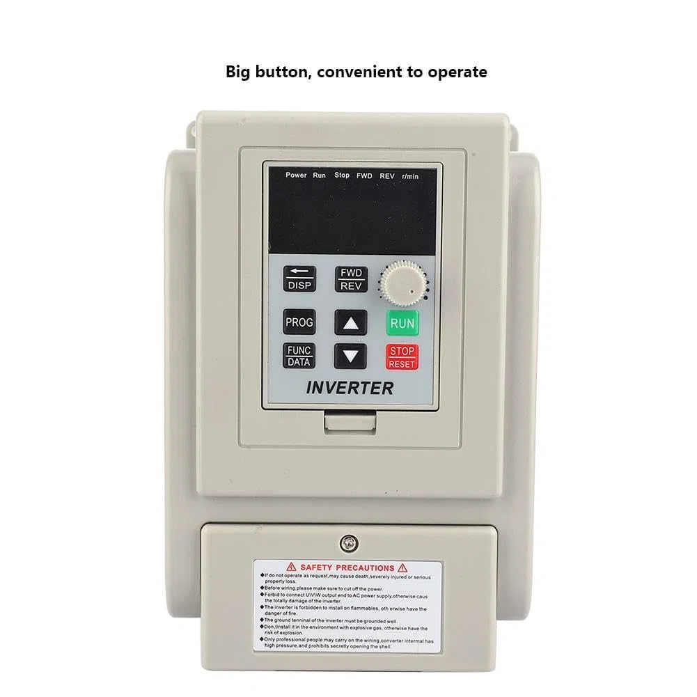 DEWIN Inverter Di Velocità VFD,2,2 KW AT2 Regolatore Di Velocità VFD A Frequenza Variabile 220V CA, Ingresso Monofase, Uscita Monofase
