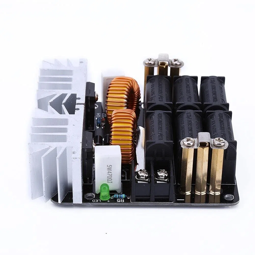 Modulo Scheda Riscaldamento A Induzione A Bassa Tensione 1000W Zvs 12V-48V Riscaldatore Conduttore Posteriore Diy Ottone Bobina