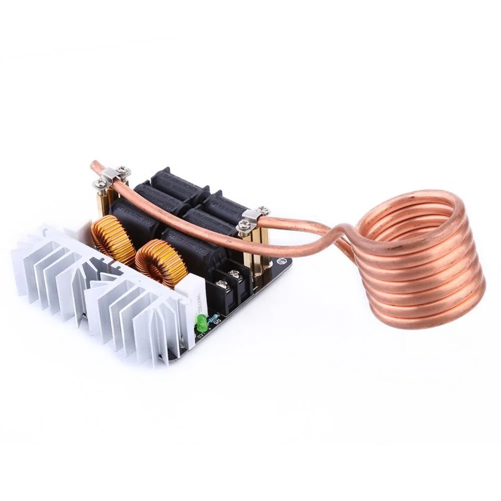 Modulo Scheda Riscaldamento A Induzione A Bassa Tensione 1000W Zvs 12V-48V Riscaldatore Conduttore Posteriore Diy Ottone Bobina