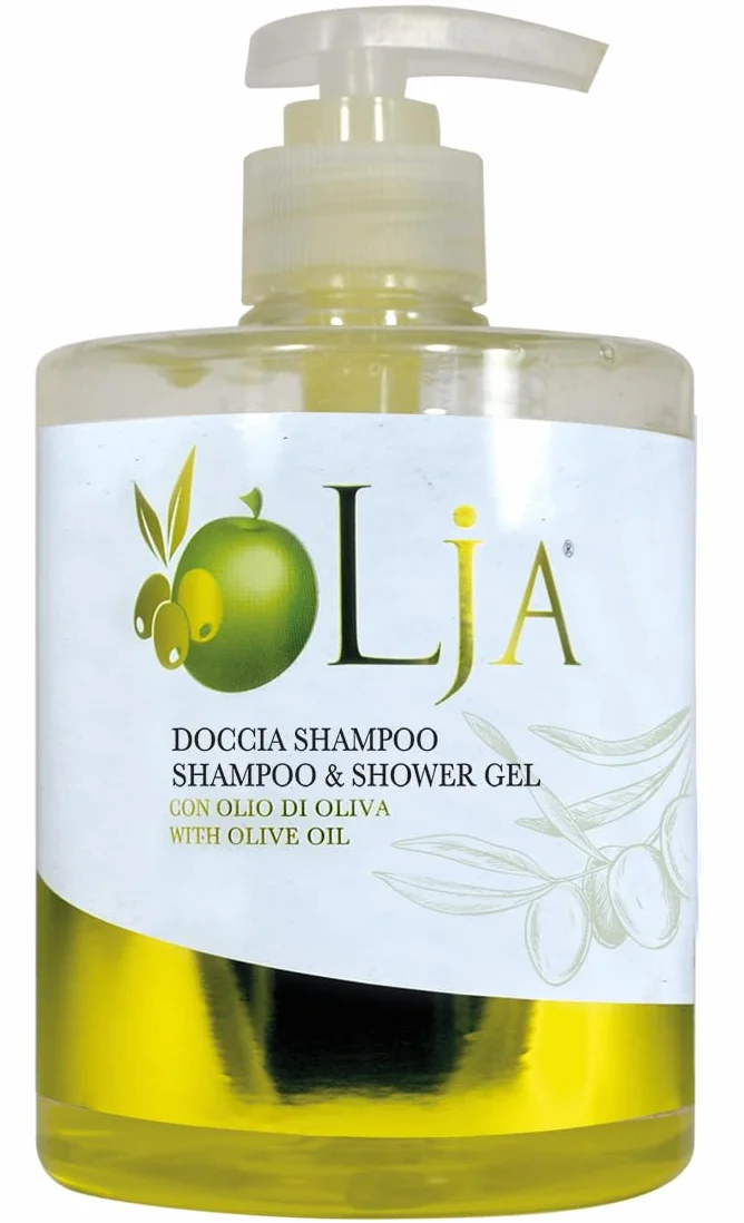 Lja OLJDS500F Doccia/Shampoo, Flaconi da 500 ml, 12 Pezzi
