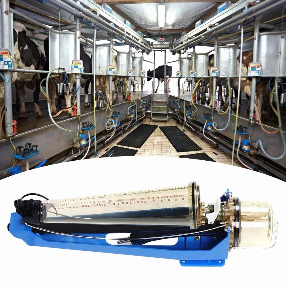 Cosiki Misuratore di Latte per Sala di Mungitura per Bovini Strumento di Misurazione Efficiente per Mungitura di Mucche PSU 31 Kg 21,7x7,9 Pollici