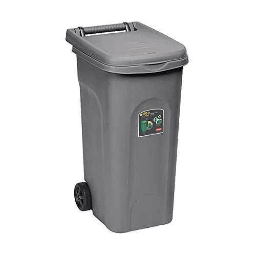 Stefanplast BIDONE ECO SYSTEM 80 LT S/PEDALE GRIGIO