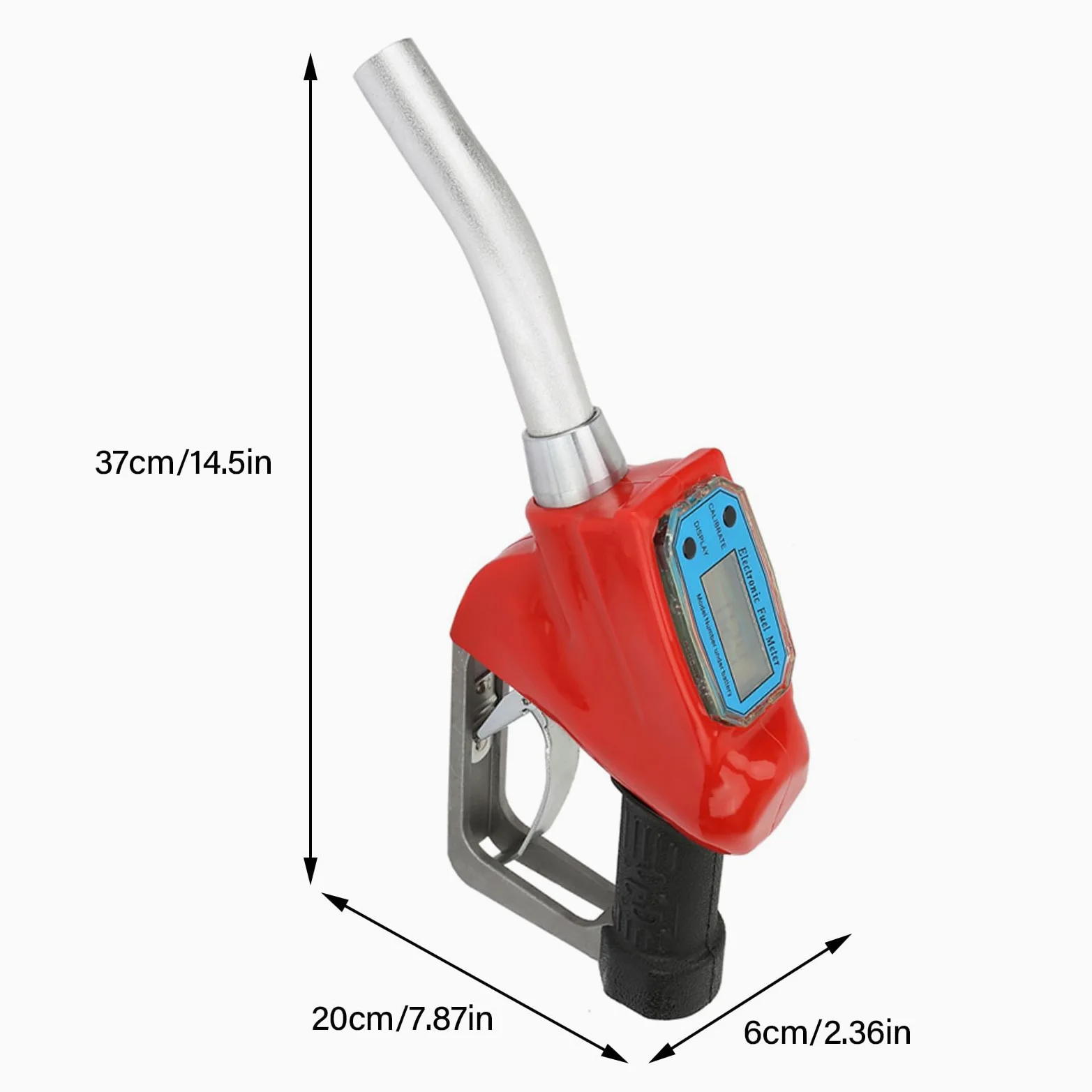 Ugello Automatico del Carburante Digitale Elettrico Elettronico Dosaggio Misuratore di Erogazione del Carburante Ugello Erogazione Dell'olio Pistola Trasferimento del Tubo di