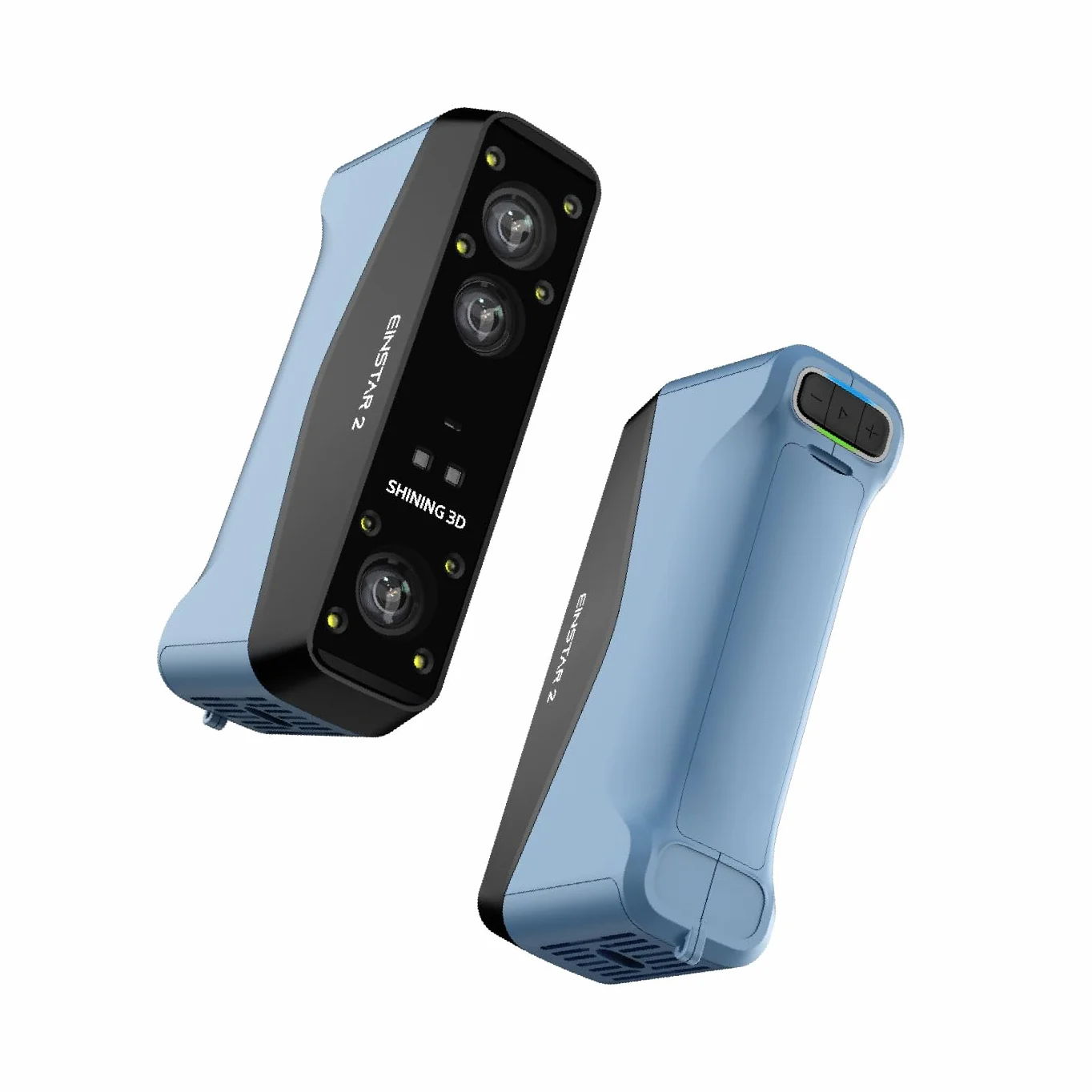 EINSTAR 2 scanner 3D per stampa 3D - scansione wireless con Wi-Fi 6, 17 linee laser blu parallele + infrarossi VCSEL, scansione ad alta velocità fino a 90 FPS, Full Color
