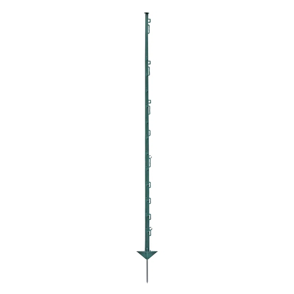 VOSS.farming 20 pz. Pali in plastica, recinzioni elettriche, Lunghezza 150 cm, con 14 Occhielli, Colore Verde