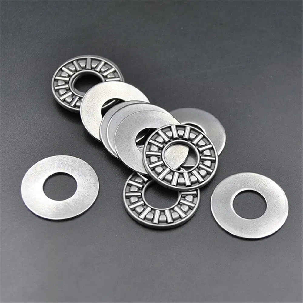 100 set 1024 +2AS cuscinetti a rulli di spinta piani 1024 10x24x4mm 100 pezzi cuscinetto a rulli di spinta assiale con rondelle