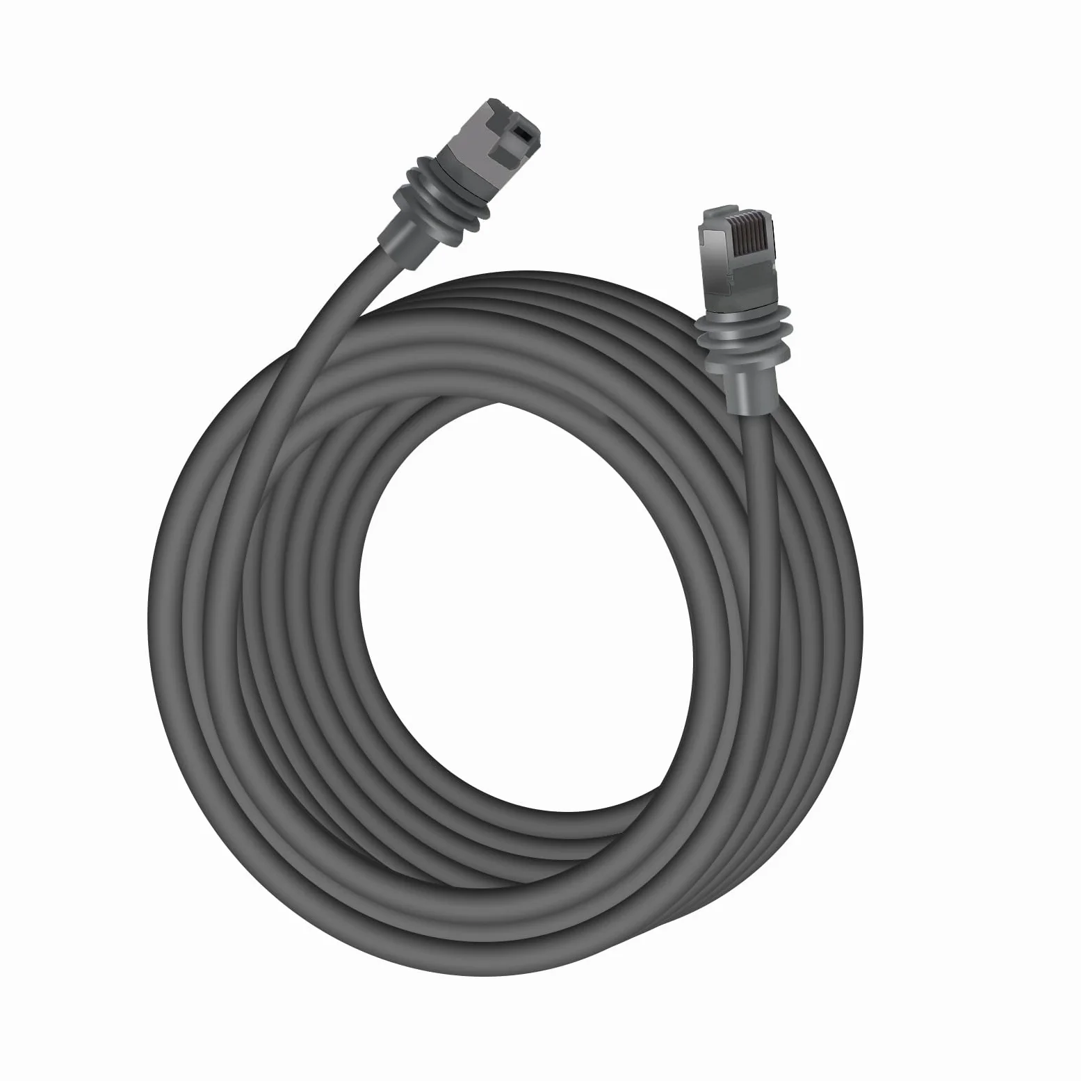 Per Starlink Gen 3 Cavo 32ft 10m 1200Mbps IP68 impermeabile Cavo di prolunga satellitare Gen 3 sostituisce cavo V3 per Starlink rettangular Satellite Gen 3 (Nickel Shell Gold Plated1)