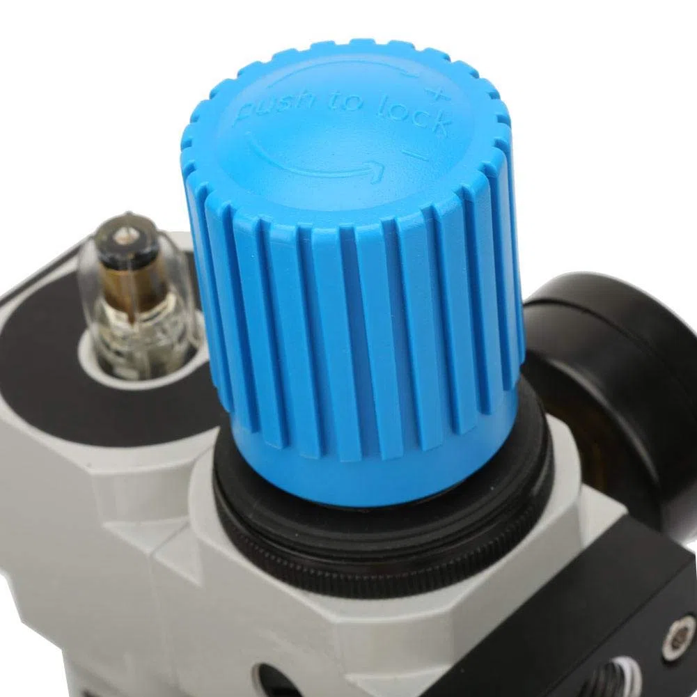 Regolatore di pressione del filtro dell'aria, FRC-1/2-MIDI G1/2"Filtro compressore d'aria Trappola separatore acqua olio con manometro regolatore, quadrante scala pressione
