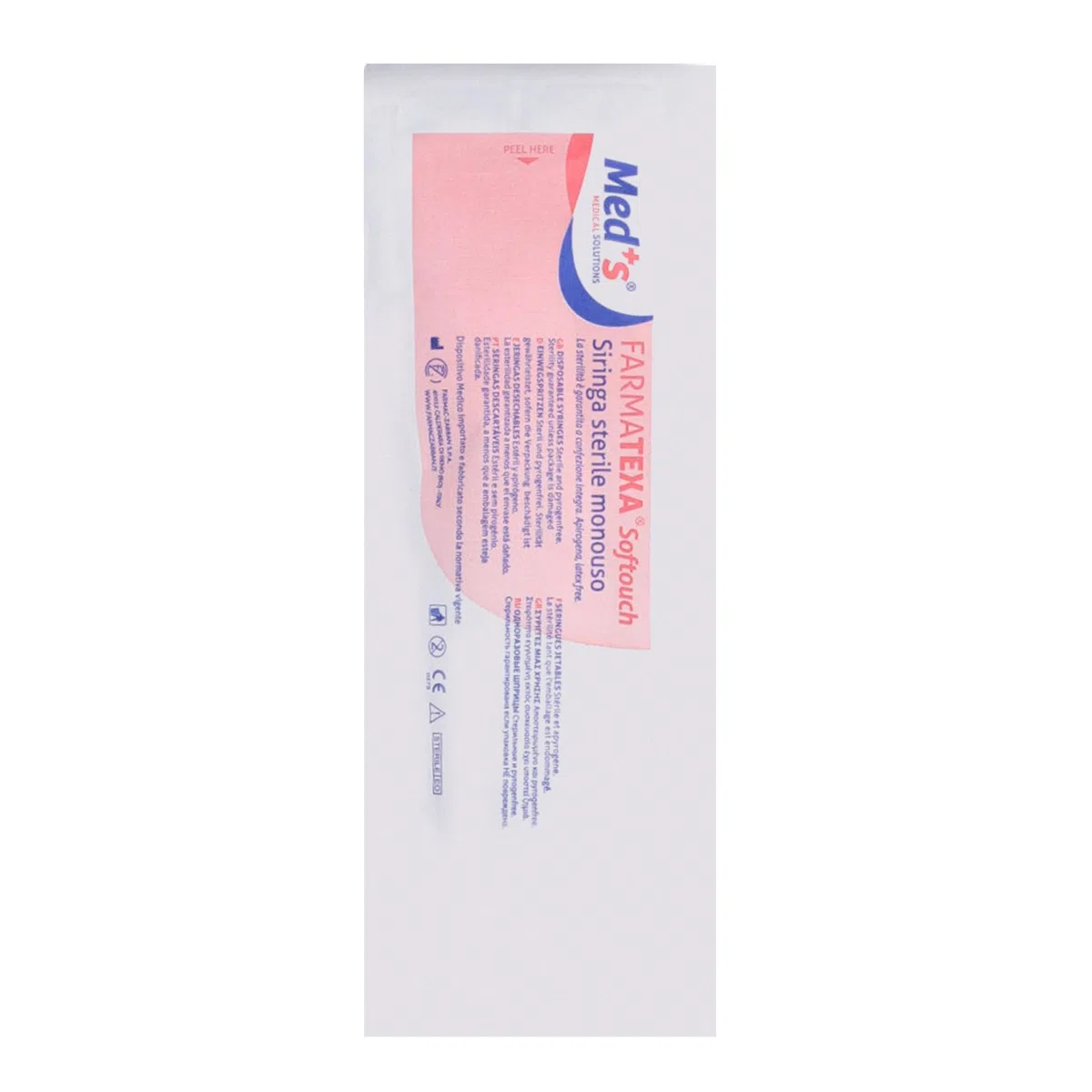 5 Siringhe monouso sterili da 1 ml attacco LUER LOCK - Siringa sterile senza ago
