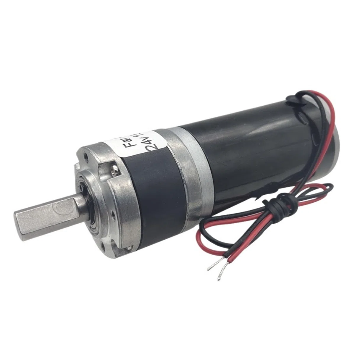 Motoriduttore planetario DC 24 V 12 V a bassa velocità piccolo diametro motore 32 mm velocità regolabile e diametro albero reversibile 6 mm o 8 mm (24 V 571 rpm 5 kgf.cm, diametro albero 8 mm)