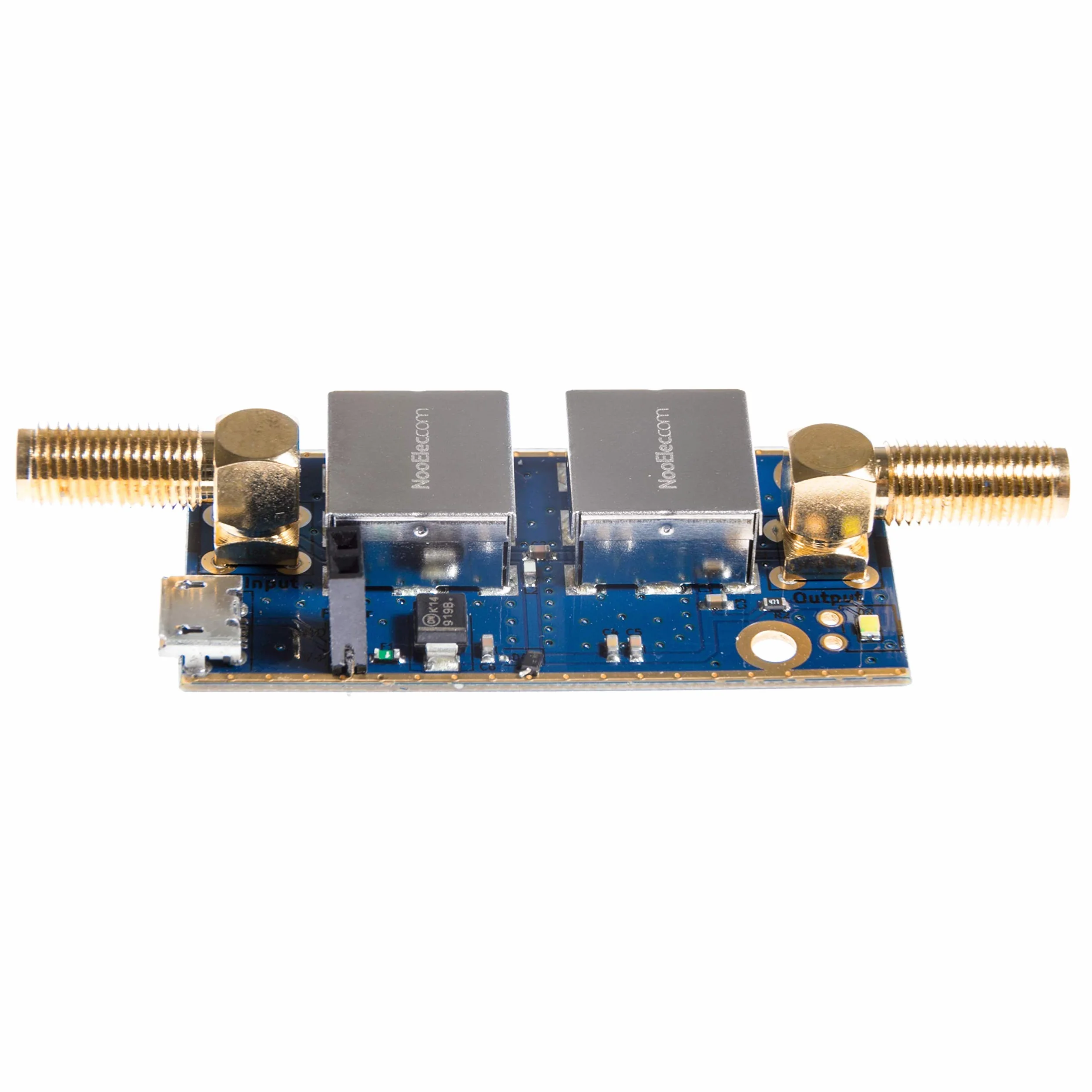 Nooelec SAWbird+ iO Barebones - Filtro SAW Premium e Modulo LNA a Basso Rumore a Cascata per Applicazioni L-Band (Inmarsat AERO/STD-C). Frequenza Centrale 1542 MHz