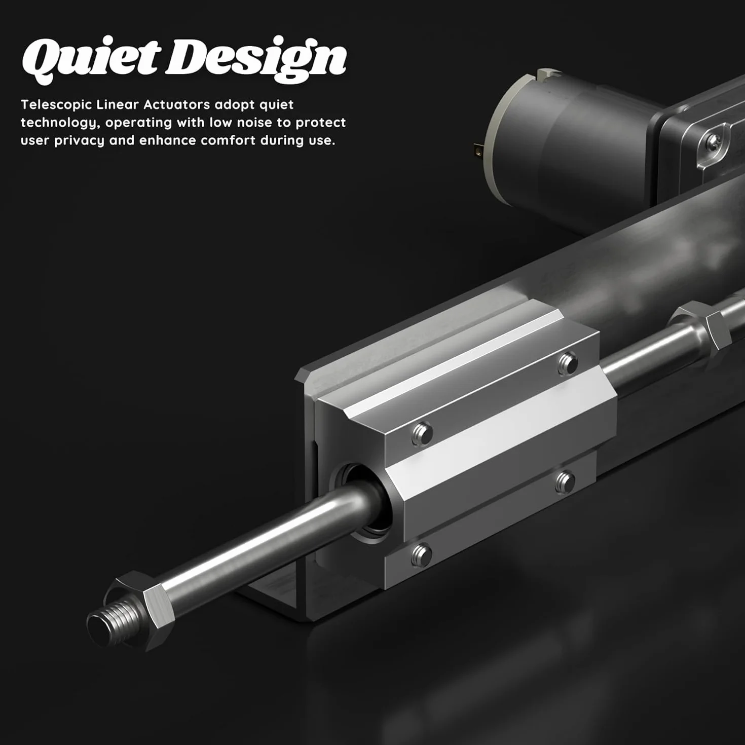 Attuatore Lineare a Pistone Alternativo DC 12V, Motore Lineare Telescopico Regolabile con Regolatore di Velocità, Linear Actuator 95RPM, Motore a Pistone Alternativo Corsa 2-8cm