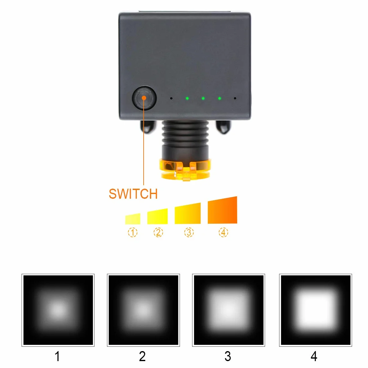 BONEW Faro faro senza fili per binocolo Den~tal Me, occhiali con filtro ottico a clip + custodia in tessuto (3 W)