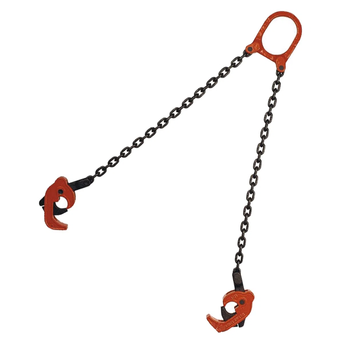 Sollevatore per fusti a catena con 2 ganci Robusto strumento per catene di sollevamento per fusti industriali Accessori industriali stabili e pratici