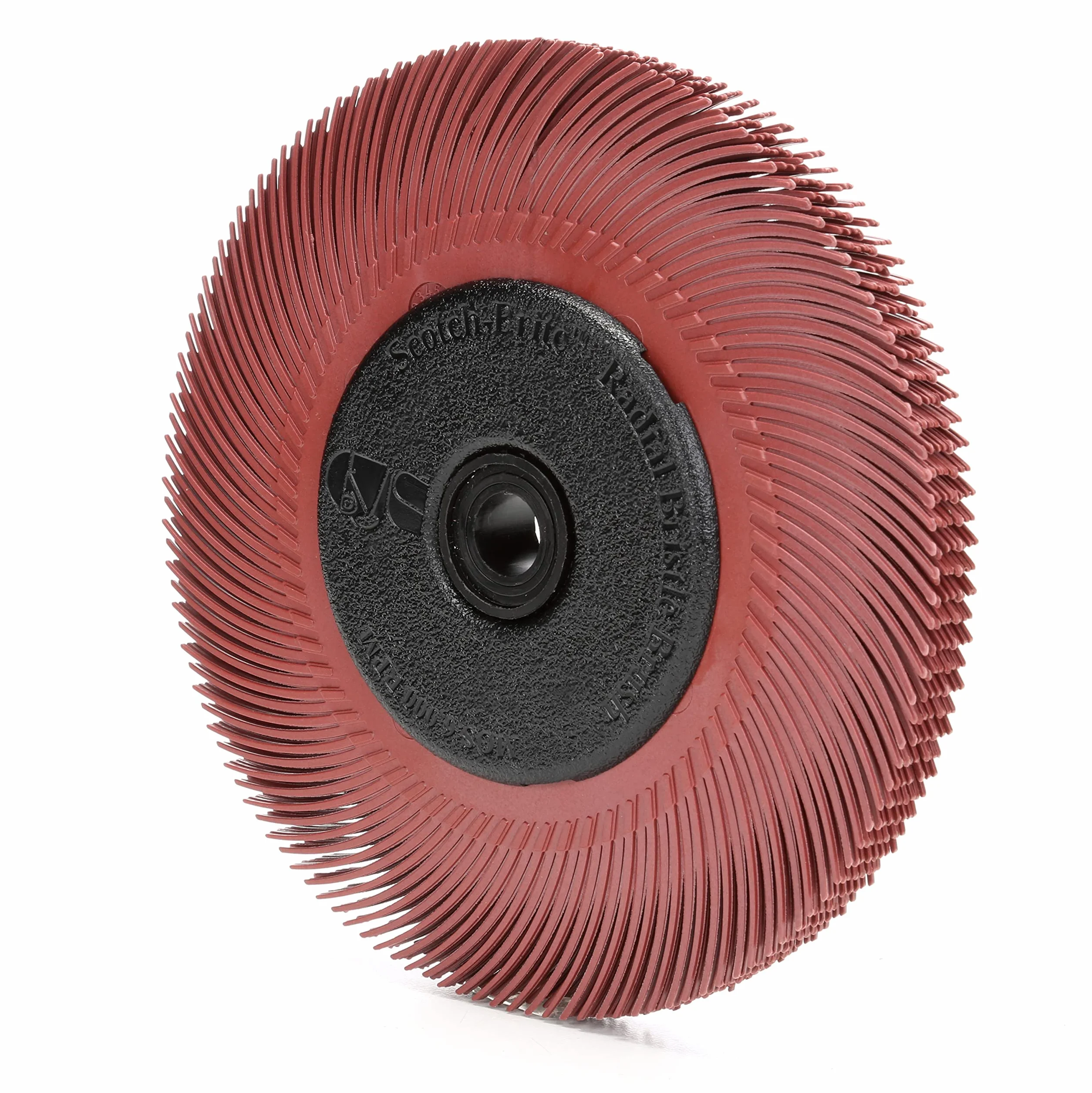 scotch-brite (TM) con setole radiale, ossido di alluminio, 6000 rpm, 6 diameter x 7/16 larghezza, 200 (confezione da 1)