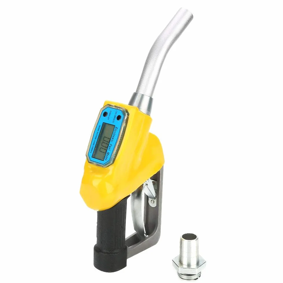 Pompa Travaso Liquidi, Ugello misuratore Livello Carburante, Pompa Travaso Benzina Aspira Olio Motore Olio combustibile Digitale Manuale Ugello Benzina Cherosene Pistola erogatore
