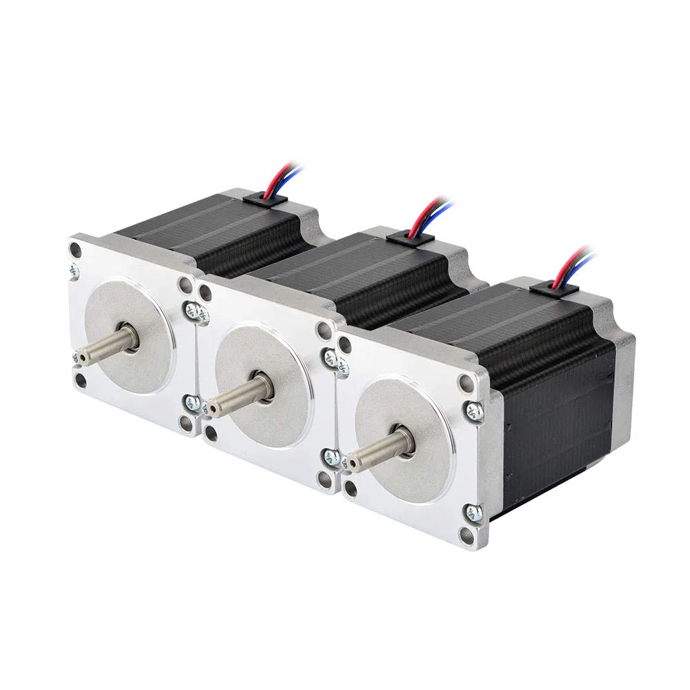 STEPPERONLINE 3 motori passo-passo Nema 23, 1,8 g, 1,9 Nm, 2,8 A, 57 x 76 mm, per stampanti 3D, fresa CNC