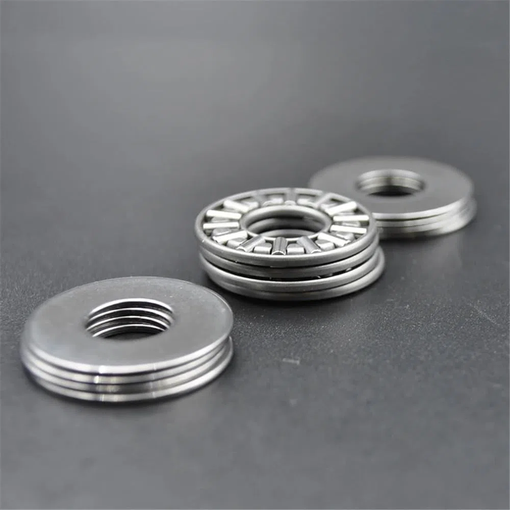 100 set 1024 +2AS cuscinetti a rulli di spinta piani 1024 10x24x4mm 100 pezzi cuscinetto a rulli di spinta assiale con rondelle