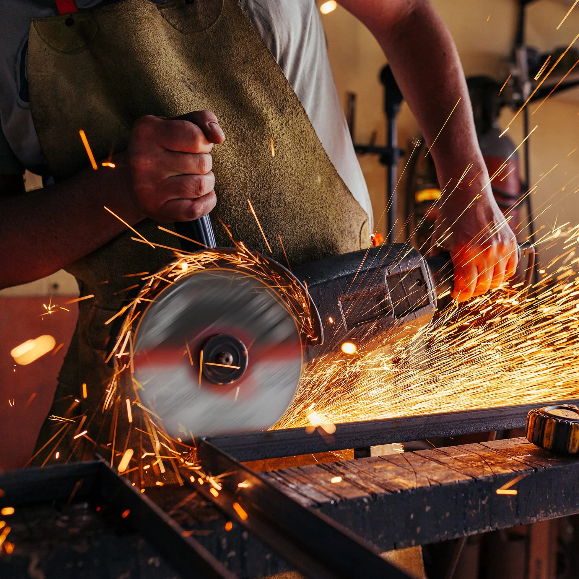 Arebos Dischi da taglio Ø 125 mm, 400 pezzi | adatti per acciaio, acciaio inossidabile, ferro, lamiera, metallo | EN 12413 | certificati dall'ente di controllo dei materiali (MPA)