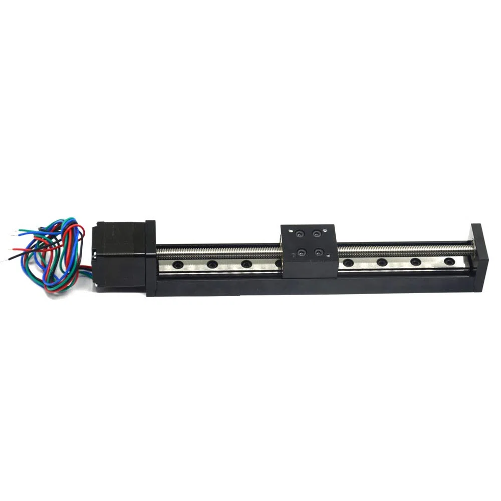 Mini attuatore lineare per guida a scorrimento T6x1 con motore passo a passo NEMA11, lunghezza di corsa effettiva 150 mm, per router CNC fai da te X Y Z lineare (dimensioni: 150 mm)