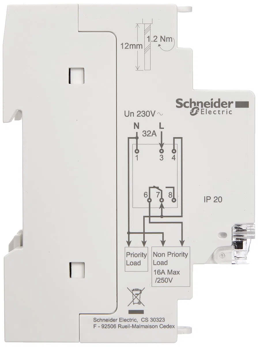 – Contattore scaricatore dse1 monofase – 1 via