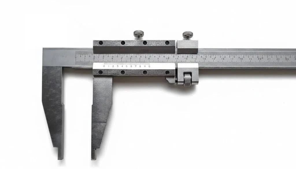 Calibro a Corsoio in Acciaio per Misurazioni Fino a 500 mm con Becchi Lunghi 100 mm