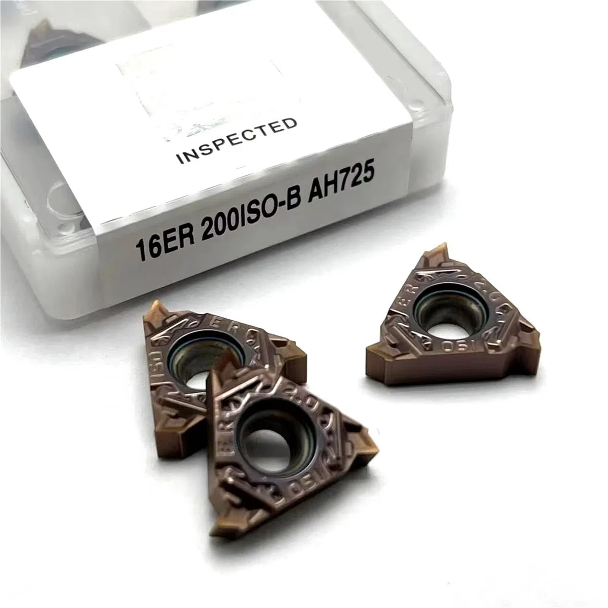 16ER 16IR 1.0 1.25 1.5 1.75 2.0 2.5 3.0 Utensile Per Filettatura CNC ISO Carburo MMT 16 ER 16 IR Inserto Per Dente Filettato 10 Pezzi Utensili Per Tornio(16 ER,150 ISO-B AH725)