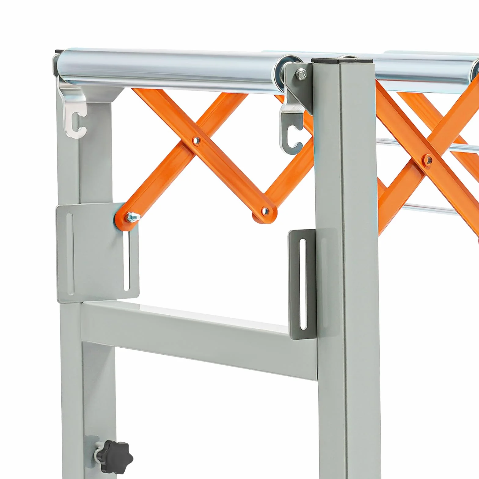 Trenino a rulli a forbici,Tavolo trasportatore regolabile,Lunghezza/altezza regolabile,Portata massima di 110,23 lbs,Per trasportatori leggeri